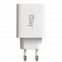 CHARGEUR SECTEUR RAPIDE USB-C 20W PD ET PPS BLANC - JAYM®** BASCULER SUR JMCHARGEUR019