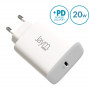 CHARGEUR SECTEUR RAPIDE USB-C 20W PD ET PPS BLANC - JAYM®** BASCULER SUR JMCHARGEUR019