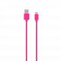 CABLE CHARGE & SYNCHRO USB-A VERS USB-C - LONGUEUR 1.5M - ROSE - JAYM® COLLECTION POP