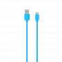 CABLE CHARGE & SYNCHRO USB-A VERS USB-C - LONGUEUR 1.5M - BLEU - JAYM® COLLECTION POP