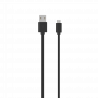 CABLE CHARGE & SYNCHRO USB-A VERS MICRO-USB - LONGUEUR  1.5M - NOIR - JAYM® COLLECTION POP