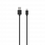 CABLE CHARGE & SYNCHRO USB-A VERS USB-C - LONGUEUR 1.5M - NOIR - JAYM® COLLECTION POP