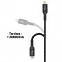 CABLE CHARGE & SYNCHRO ULTRA RENFORCÉ USB-A VERS USB-C - LONGUEUR 2,5M - GARANTIE A VIE - JAYM®**