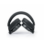 CASQUE AUDIO BLUETOOTH PREMIUM ASPECT CUIR NOIR + MAINS LIBRES - MUSE