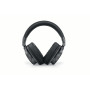 CASQUE AUDIO BLUETOOTH PREMIUM ASPECT CUIR NOIR + MAINS LIBRES - MUSE