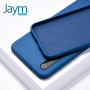 COQUE PREMIUM SILICONE ET MICROFIBRE POUR APPLE IPHONE 13 NOIR - JAYM® CLASSIC®**BASCULER SUR JMSIL0377