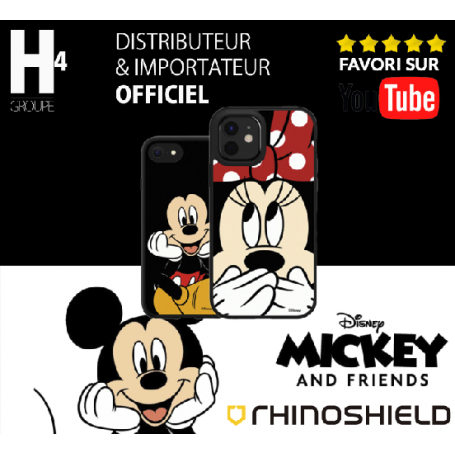 COQUE SOLIDSUIT POUR APPLE IPHONE 13 - NOIR - DISNEY - MICKEY - RHINOS –  ABYTONPHONE