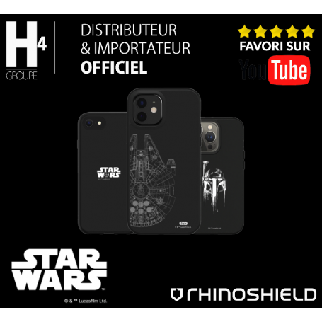 COQUE SOLIDSUIT POUR APPLE IPHONE 13 - NOIR - STAR WARS - BOBA FETT -  RHINOSHIELD™