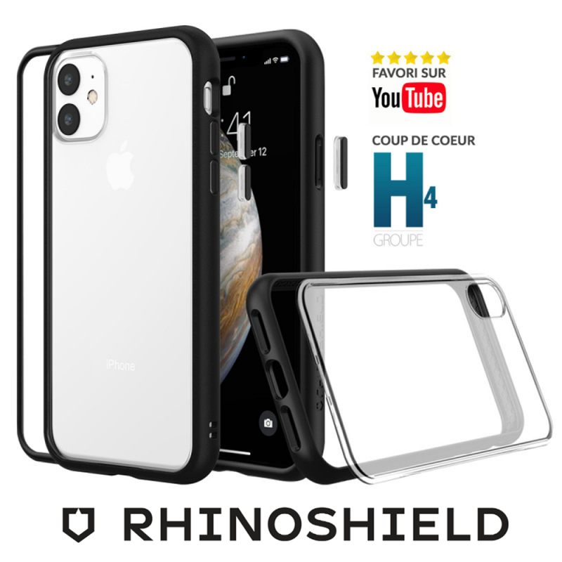 COQUE MODULAIRE MOD NX™ NOIRE POUR APPLE IPHONE 11 - RHINOSHIELD™