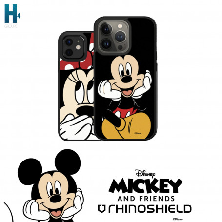 COQUE SOLIDSUIT POUR APPLE IPHONE 13 - NOIR - DISNEY - MICKEY - RHINOS –  ABYTONPHONE