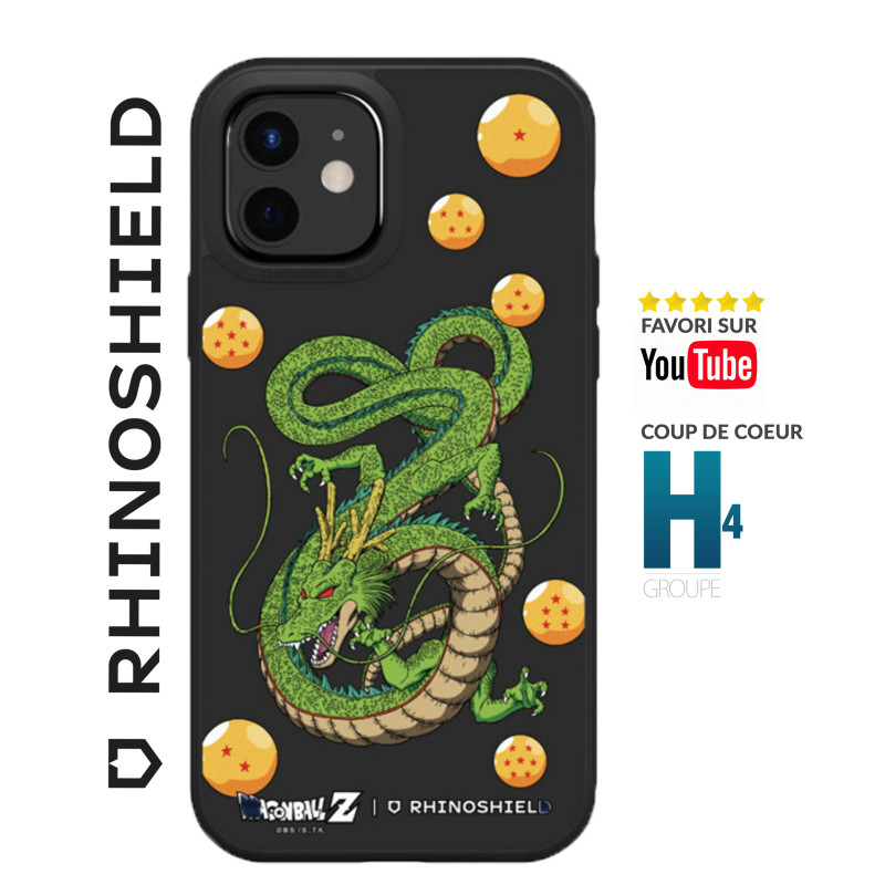 COQUE SOLIDSUIT POUR APPLE IPHONE 12 / 12 PRO - NOIR - DRAGON BALL Z -  SHENRON & DRAGON BALLS - RHINOSHIELD™