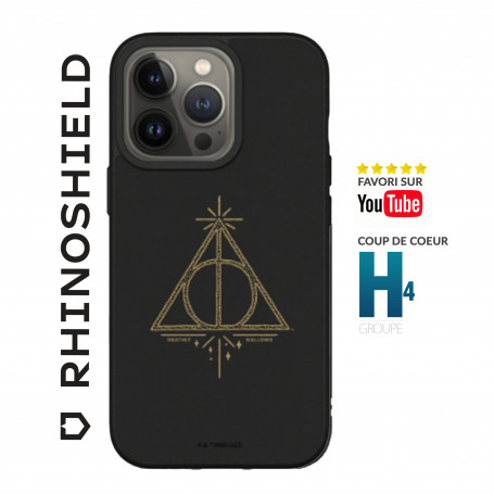 COQUE SOLIDSUIT POUR APPLE IPHONE 13 PRO - NOIR - HARRY POTTER - DEATHLY HALLOWS - RHINOSHIELD™ **