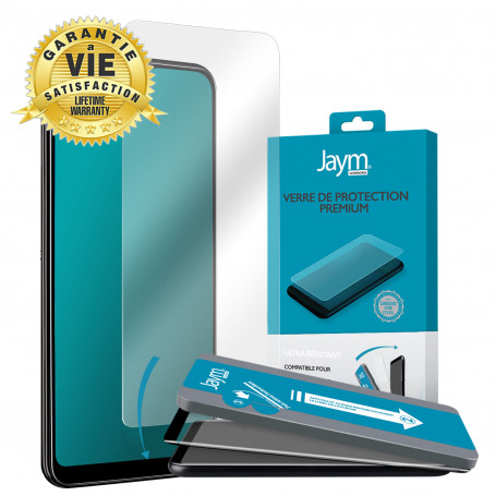 VERRE TREMPE PREMIUM 2.5D AVEC APPLICATEUR POUR APPLE IPHONE 14 PRO MAX - JAYM® **