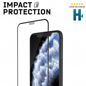 PROTECTION SOUPLE ECRAN ANTI-CHOCS IMPACT™ FRAME 3D AVEC CONTOUR NOIR POUR  APPLE IPHONE 14 PRO - RHINOSHIELD™