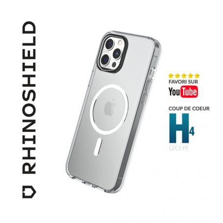 COQUE TRANSPARENTE CLEAR COMPATIBLE MAGSAFE POUR APPLE IPHONE 13 PRO (6.1) - RHINOSHIELD™