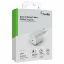 CHARGEUR SECTEUR RAPIDE 2 USB-C GAN 45W PD-PPS (USB-C 25W/45W + USB-C 20W/45W) BLANC - BELKIN