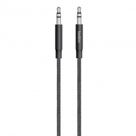 Câble audio Jack 3,5mm vers USB-C 90cm noir