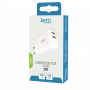 CHARGEUR SECTEUR DOUBLE USB-A 12W BLANC - JAYM®