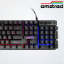 CLAVIER AZERTY PRO GAMER AVEC RETROECLAIRAGE RVB - AMSTRAD