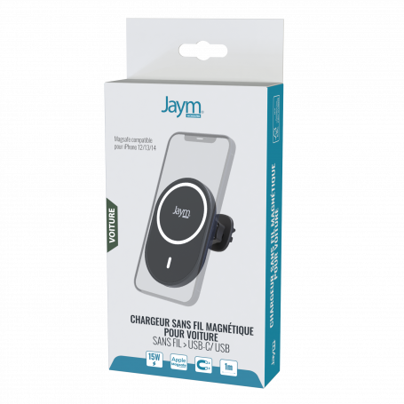15W Magnétique Sans Fil Charge Support de Téléphone de Voiture