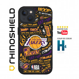 COQUE SOLIDSUIT POUR APPLE IPHONE 11 - NOIR - L.A LAKERS - RHINOSHIELD™**