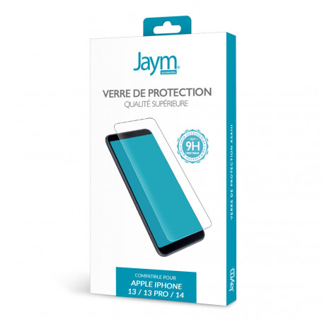 VERRE TREMPE PREMIUM ASAHI 2.5D POUR APPLE IPHONE 15 / 15 PRO / 16 - JAYM®