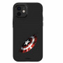 COQUE SOLIDSUIT POUR APPLE IPHONE 15 PLUS - NOIR - MARVEL - CAPTAIN AMERICA'S SHIELD - RHINOSHIELD™**