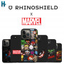 COQUE SOLIDSUIT POUR APPLE IPHONE 15 PLUS - NOIR - MARVEL - CAPTAIN AMERICA'S SHIELD - RHINOSHIELD™**