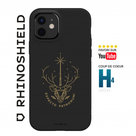 COQUE SOLIDSUIT POUR APPLE IPHONE 15 PRO - NOIR - HARRY POTTER - EXPECTO PATRONUM - RHINOSHIELD™ **