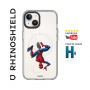 COQUE TRANSPARENTE CLEAR COMPATIBLE MAGSAFE - MARVEL - SPIDER-MAN - TETE EN BAS - POUR APPLE IPHONE 15 - RHINOSHIELD™**