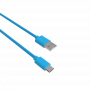 CABLE CHARGE & SYNCHRO USB-A VERS USB-C - LONGUEUR 1.5M - BLEU - JAYM® COLLECTION POP