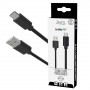 CABLE CHARGE & SYNCHRO USB-A VERS USB-C - LONGUEUR 1.5M - NOIR - JAYM® COLLECTION POP