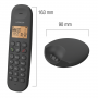 TELEPHONE DECT ILOA 155T SOLO 1 POSTE - MAINS LIBRES + RÉPONDEUR - NOIR - LOGICOM