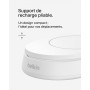 STATION DE RECHARGE RETRACTABLE AVEC INDUCTION MAGSAFE Qi2 15W POUR IPHONE - BLANC - BELKIN