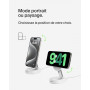 STATION DE RECHARGE RETRACTABLE AVEC INDUCTION MAGSAFE Qi2 15W POUR IPHONE - BLANC - BELKIN