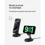 STATION DE RECHARGE RETRACTABLE AVEC INDUCTION MAGSAFE Qi2 15W POUR IPHONE - NOIR - BELKIN