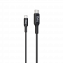 CABLE CHARGE & SYNCHRO USB-C VERS USB-C PD 3.0 (30W) - LONGUEUR 1M - NOIR - JAYM®**BASCULER SUR JMCABLE022