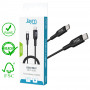 CABLE CHARGE & SYNCHRO USB-C VERS USB-C PD 3.0 (30W) - LONGUEUR 1M - NOIR - JAYM®**BASCULER SUR JMCABLE022