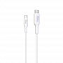 CABLE CHARGE & SYNCHRO USB-C VERS USB-C PD 3.0 (30W) - LONGUEUR 2M - BLANC - JAYM®**BASCULER SUR JMCABLE021