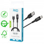 CABLE CHARGE & SYNCHRO USB-A VERS USB-C - LONGUEUR 1M - NOIR - JAYM®