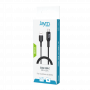 CABLE CHARGE & SYNCHRO USB-A VERS USB-C - LONGUEUR 1M - NOIR - JAYM®