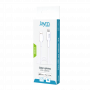 CABLE CHARGE & SYNCHRO USB-A VERS LIGHTNING MFI - LONGUEUR 2M - BLANC - JAYM®