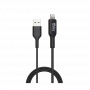 CABLE CHARGE & SYNCHRO USB-A VERS LIGHTNING MFI - LONGUEUR 1M - NOIR - JAYM®