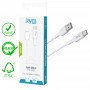 CABLE CHARGE & SYNCHRO USB-A VERS USB-C - LONGUEUR 2M - BLANC - JAYM®