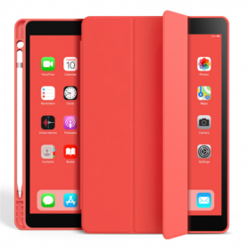 ETUI FOLIO ROUGE STAND MAGNETIQUE RENFORCÉ AVEC EMPLACEMENT STYLET POUR APPLE IPAD AIR 11 (2024 / 2025) - EIGER®