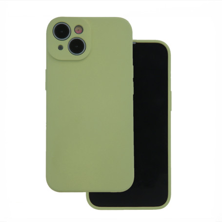 COQUE SILICONE POUR APPLE IPHONE 14 VERT PRINTEMPS - JAYM® POP **