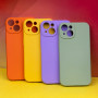 COQUE SILICONE POUR APPLE IPHONE 15 PRO ORANGE - JAYM® POP **