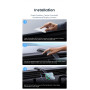 SUPPORT VOITURE UNIVERSEL MAGNETIQUE MAGSAFE - AVEC FIXATION FLEXIBLE AUTOCOLLANTE - USAMS