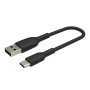 CABLE BOOST CHARGE & SYNCHRO USB VERS USB-C 0.15M NOIR - BELKIN