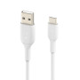 CABLE BOOST CHARGE & SYNCHRO USB VERS USB-C 1M BLANC - BELKIN